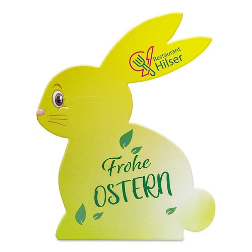 Folding card - Easter bunny - individual 4/4-c print Folding card - Easter bunny - individual 4/4-c print