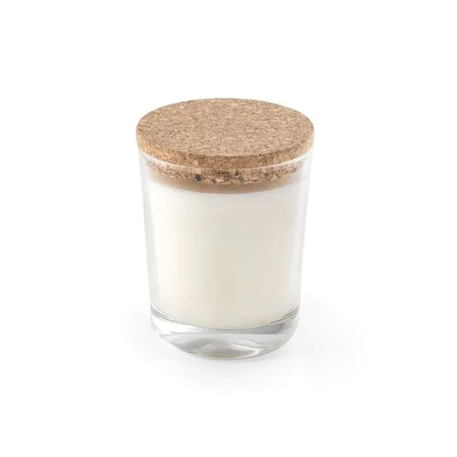 ZEN 180. Bougie aromatique dans une coupelle en verre avec un couvercle en liège 180 g