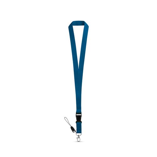 ANQUETIL. Polyester lanyard with metal carabiner ANQUETIL. Polyester lanyard with metal carabiner