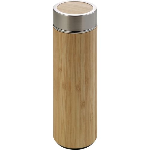 Bamboo and stainless steel double walled bottle Yara