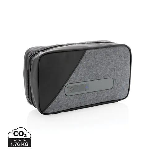 Portable UV-C steriliser pouch with integrated battery Portable UV-C steriliser pouch with integrated battery