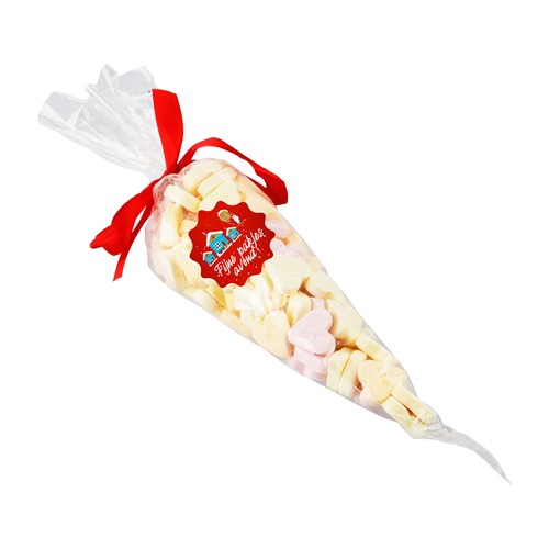 Cone bag filled with candy Cone bag filled with candy