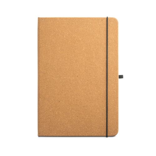 MATISSE. Bloc-notes A5 avec couverture rigide en cuir (70% recyclé) avec pages lignées MATISSE. Bloc-notes A5 avec couverture rigide en cuir (70% recyclé) avec pages lignées