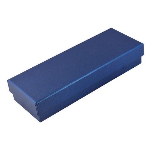 CARDBOARD BOX BLUE - PENS NOT INCL.