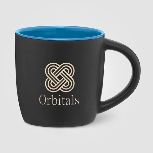 Zanzibar - Tasse en céramique noire matte de 355 ml avec ColourPop Zanzibar - Tasse en céramique noire matte de 355 ml avec ColourPop