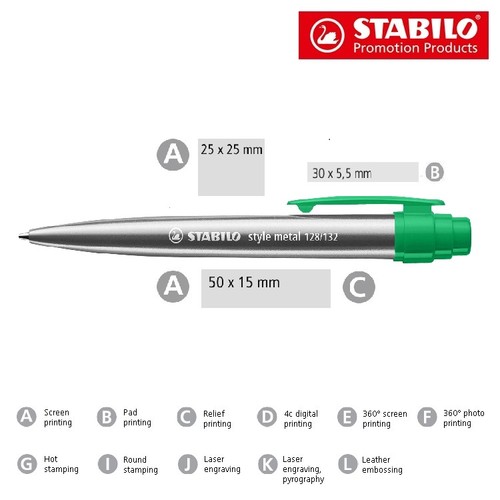 STABILO style metal stylo à bille