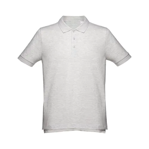 THC ADAM. Polo da uomo in cotone a maniche corte THC ADAM. Polo da uomo in cotone a maniche corte