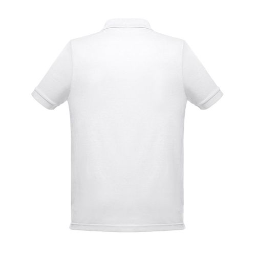 THC BERLIN WH. Polo da uomo a maniche corte. colore bianco