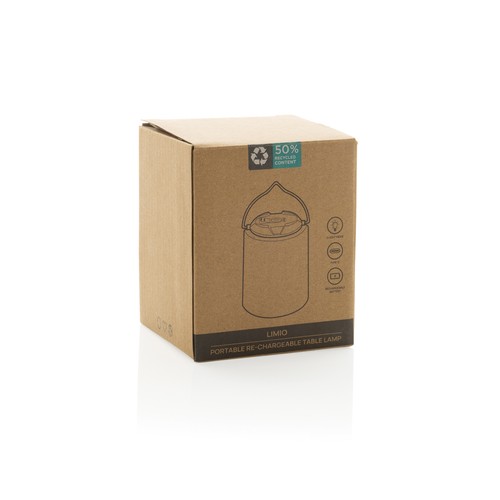 Limio RCS recycled plastic portable re-chargeable table lamp Limio RCS recycled plastic portable re-chargeable table lamp
