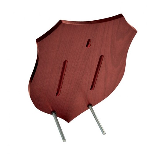 PLAQUE BOUCLIER ACAJOU 180x250x15 MM PLAQUE BOUCLIER ACAJOU 180x250x15 MM