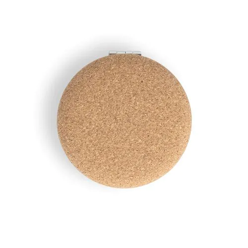 TILBURY. Folding cosmetic mirror in cork TILBURY. Folding cosmetic mirror in cork
