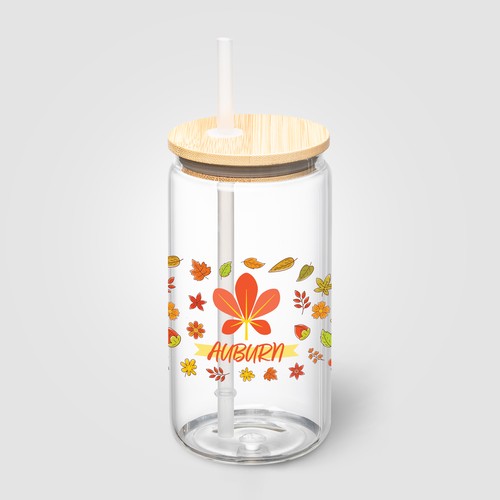Gobelet Cádiz en verre avec couvercle en bambou - 500 ml Gobelet Cádiz en verre avec couvercle en bambou - 500 ml