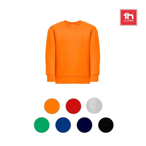 THC DELTA KIDS. Kid's sweatshirt in recycled cotton and polyester