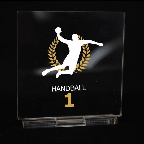Trophée en plexiglas CARRE - France 5 mm