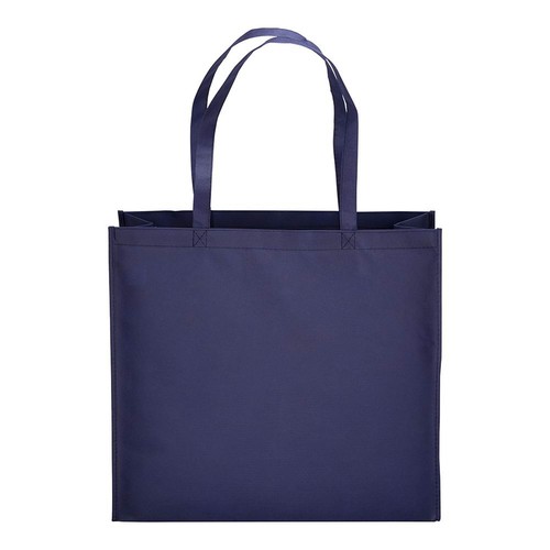 80g/m2 R-pet shopping bag with long handles and gusset