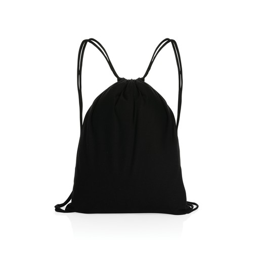 Impact AWARE™ recycled cotton drawstring backpack 145g Impact AWARE™ recycled cotton drawstring backpack 145g