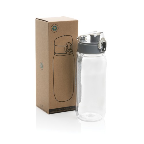 Yide RCS Recycled PET leakproof lockable waterbottle 600ml Yide RCS Recycled PET leakproof lockable waterbottle 600ml