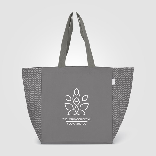 Toronto - 8 oz. Recycled Cotton Chevron Tote Bag