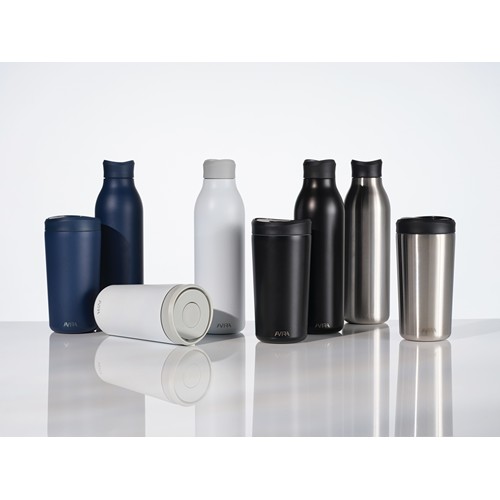 Bouteille d'eau 600ml en acier recyclé RCS Avira Alok