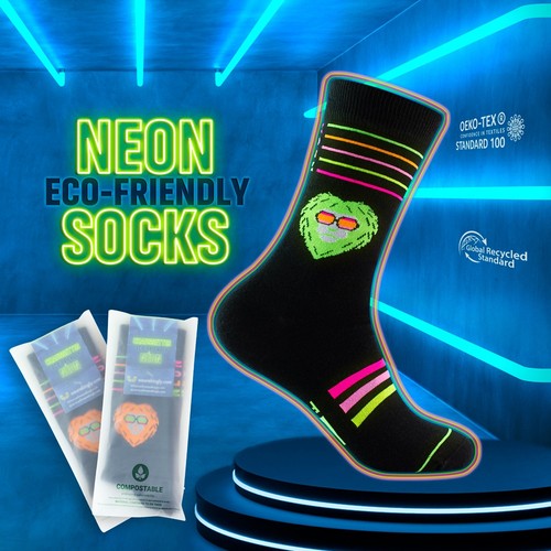 Calcetines eco- friendly de neon