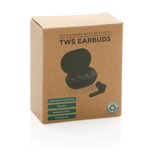 Oreillettes TWS en plastique recyclé RCS Oreillettes TWS en plastique recyclé RCS