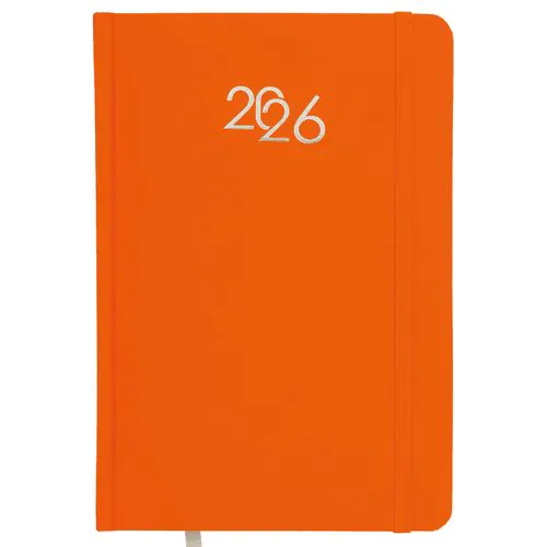 Agenda journalier 2026, couverture rigide en carton laminé Agenda journalier 2026, couverture rigide en carton laminé