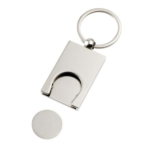 sleutelhanger met winkelmuntje sleutelhanger met winkelmuntje
