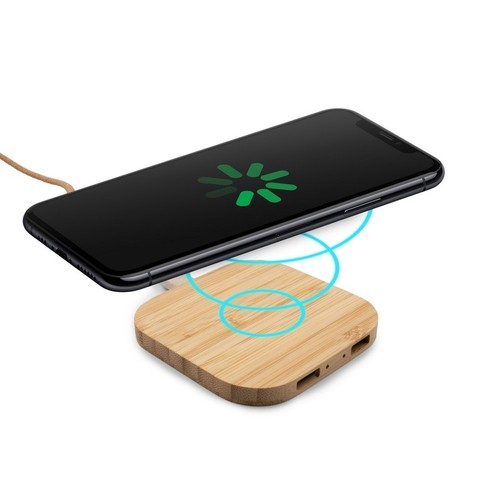 Bamboo wireless charger 10W B'RIGHT | Jazzlyn Bamboo wireless charger 10W B'RIGHT | Jazzlyn