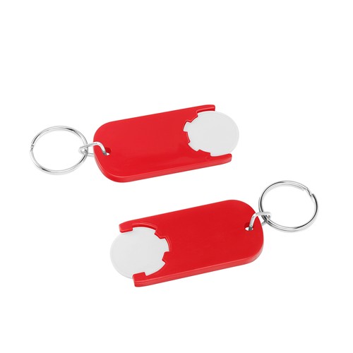 Chiphouder met winkelwagenmuntje 1€ "Alpha" Chiphouder met winkelwagenmuntje 1€ "Alpha"