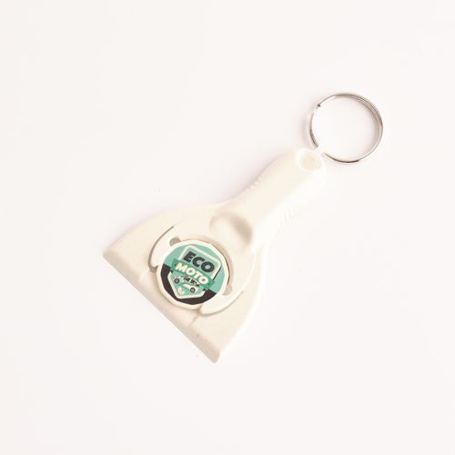 Coin and Ice Scraper Keyring - Recycled