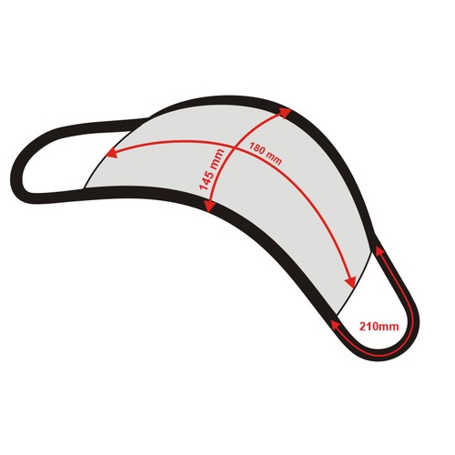 Masque en coton MARS (taille L)