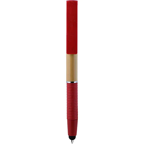BAMBOO, WHEAT STRAW + ABS TOUCH SCREEN BALLPOINT PEN