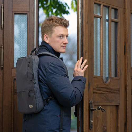 Blue Cycle Erweiterbarer Rucksack TROIKA BLUE CYCLE EXPANDABLE Blue Cycle Erweiterbarer Rucksack TROIKA BLUE CYCLE EXPANDABLE