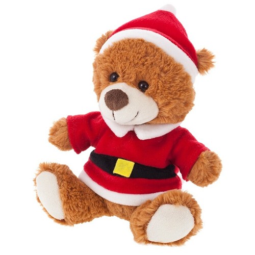 Teddybär mit Weihnachtsmann-Kleidung | Santi Teddybär mit Weihnachtsmann-Kleidung | Santi
