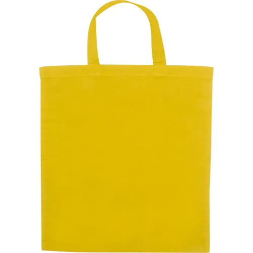Bolsa de algodón con asas cortas