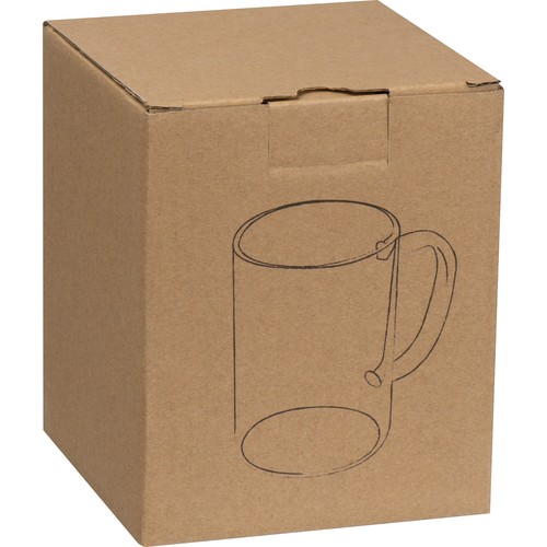 glass mug with coloured handle glass mug with coloured handle