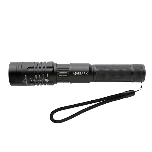 Gear X USB re-chargeable torch Gear X USB re-chargeable torch