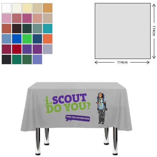 Premium Fabric Tablecloth - Square - 115x115cm (2ft High Table - Mid Drop) Premium Fabric Tablecloth - Square - 115x115cm (2ft High Table - Mid Drop)
