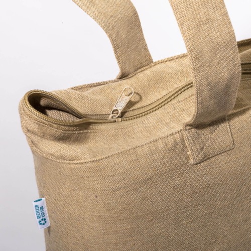 Bolsa con fuelle de algodón reciclado, 280 g/m² Bolsa con fuelle de algodón reciclado, 280 g/m²
