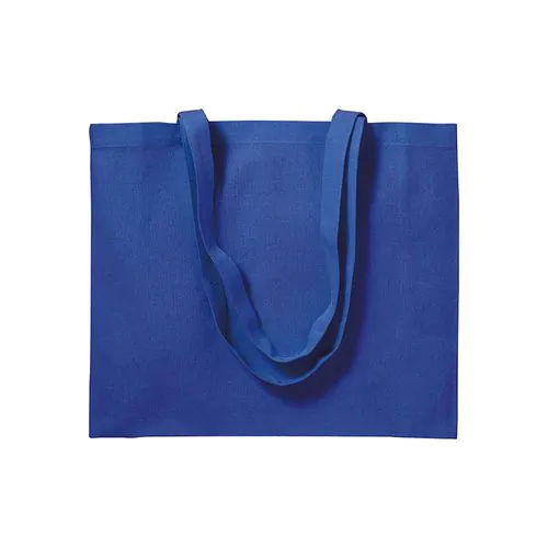 Shopper avec soufflet en coton 200 g/m2, anses longues