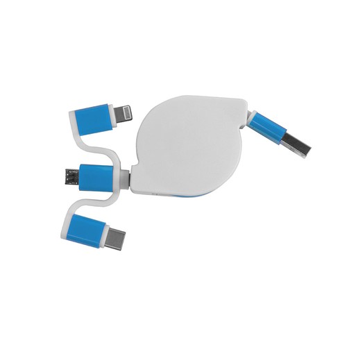 Cable de recarga USB de tipo C/ lightining / micro USB / micro USB retractil