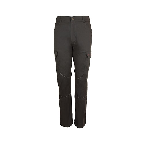 Pantalon élastique, poches multiples, tissu extens CINNABAR