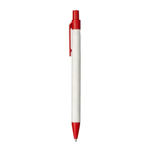 Stylo à bille en papier recyclé avec détails en PLA coloré Stylo à bille en papier recyclé avec détails en PLA coloré