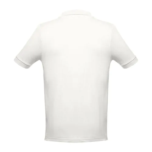 THC ADAM. Polo da uomo in cotone a maniche corte