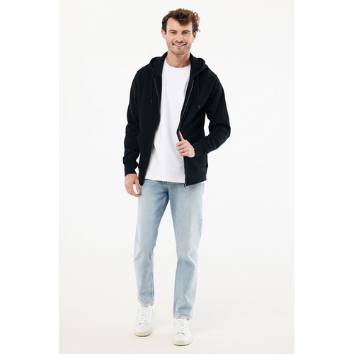 IQONIQ Abisko gerecycled katoen hoodie met rits