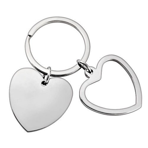 KEY CHAIN DOUBLE HEART - NO BOX KEY CHAIN DOUBLE HEART - NO BOX
