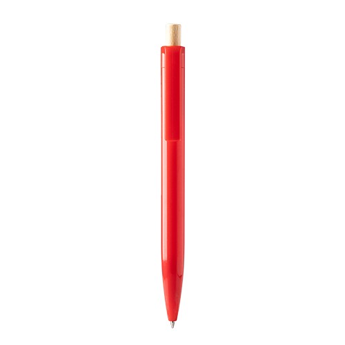 Stylo à bille avec mécanisme à clic, bouton en bam Cássia