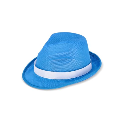 Polyester hat with band