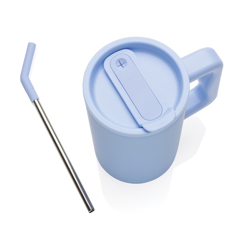 Cube RCS certified recycled steel mug 800ml Cube RCS certified recycled steel mug 800ml