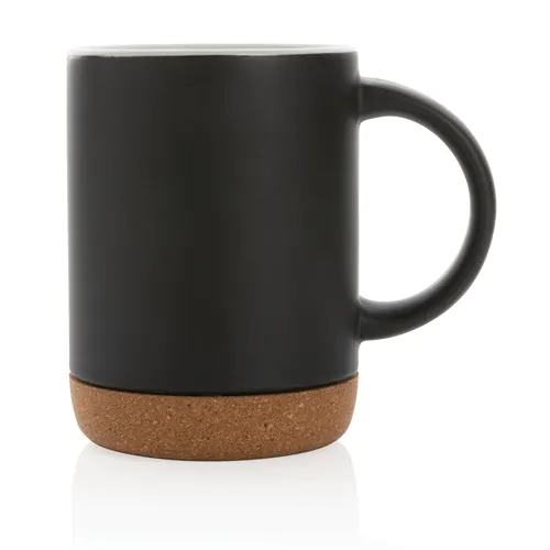 Taza de cerámica con base de corcho 280ml. Taza de cerámica con base de corcho 280ml.